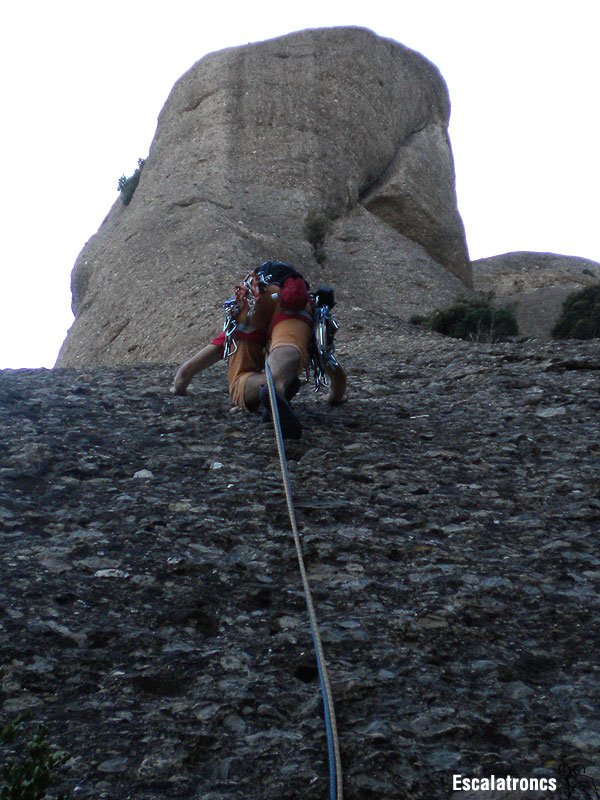 Inici de la Boy Roca, amb tota la via davant